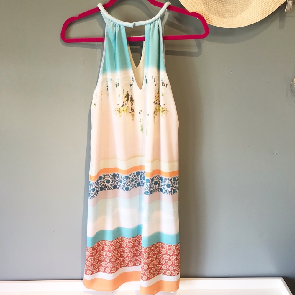 Anthropologie Dream Daily Inkjet Halter Dress - Picture 7 of 12
